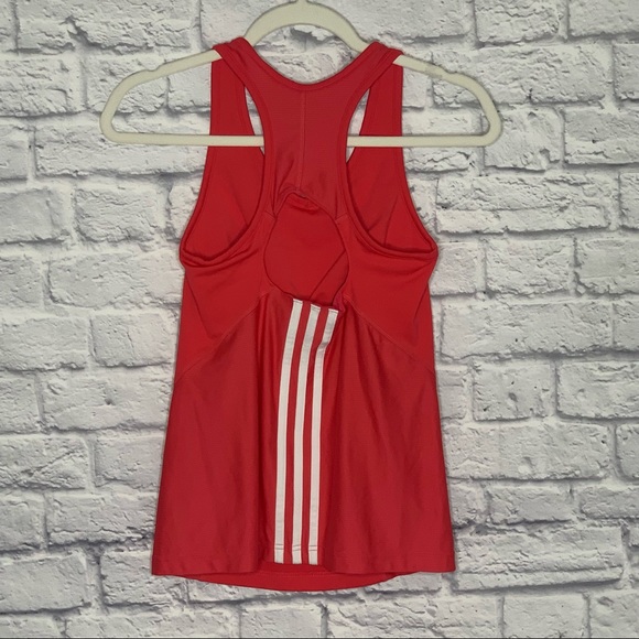 Adidas Pink Athletic Racerback Top - Picture 2 of 7